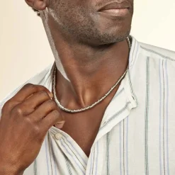 Histoire d'Or Collier Bryann Acier Gris* Colliers|Colliers