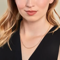 Histoire d'Or Collier Capucin Or Jaune Maille Marine Plate* Colliers|Colliers