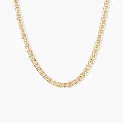 Histoire d'Or Collier Capucin Or Jaune Maille Marine Plate