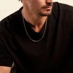 Histoire d'Or Collier Capucin Or Jaune Maille Marine Plate* Colliers|Colliers