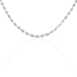 Outlet Histoire d'Or Collier Carrus Argent Blanc