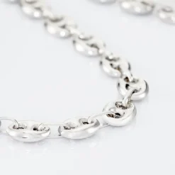 Histoire d'Or Collier Carrus Maille Grain De Cafe Argent Blanc* Colliers|Colliers