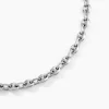 Histoire d'Or Collier Carrus Maille Grain De Cafe Argent Blanc* Colliers|Colliers