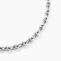 Histoire d'Or Collier Carrus Maille Grain De Cafe Argent Blanc* Colliers|Colliers