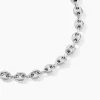 Histoire d'Or Collier Carrus Maille Grain De Cafe Argent Blanc* Colliers|Colliers