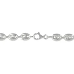 Histoire d'Or Collier Carrus Maille Grain De Cafe Argent Blanc* Colliers|Colliers