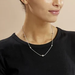 Histoire d'Or Collier Catarina Argent Blanc* Colliers|Colliers