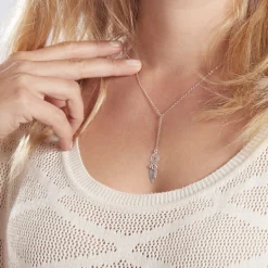 Histoire d'Or Collier Catchy Argent Blanc