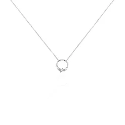 Histoire d'Or Collier Catiane Argent Blanc Oxyde De Zirconium* Colliers|Colliers
