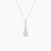 New Histoire d'Or Collier Celine Or Blanc Diamant