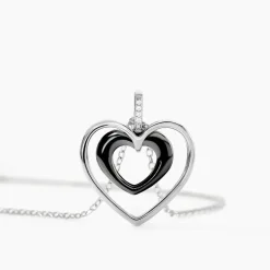 Histoire d'Or Collier Ceramik Design Argent Blanc Céramique Et Oxyde De Zirconium* Colliers|Colliers