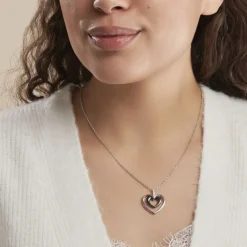 Histoire d'Or Collier Ceramik Design Argent Blanc Céramique Et Oxyde De Zirconium* Colliers|Colliers