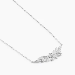 Clearance Histoire d'Or Collier Cesarine Argent Blanc Oxyde De Zirconium