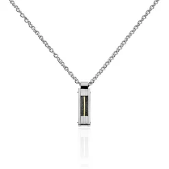 Clearance JOURDAN Collier Charlie-rose Acier Blanc