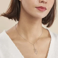 Histoire d'Or Collier Chayann Argent Blanc* Colliers|Colliers