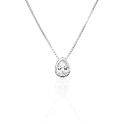 Histoire d'Or Collier Cherice Argent Blanc Oxyde De Zirconium* Colliers|Colliers