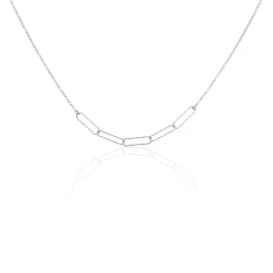 Best Histoire d'Or Collier Chiarina Argent Blanc