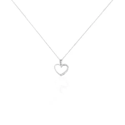 Histoire d'Or Collier Chlora Or Blanc Diamant* Colliers|Colliers