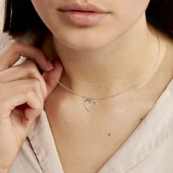 Histoire d'Or Collier Chlora Or Blanc Diamant* Colliers|Colliers