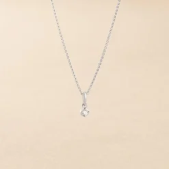 Discount Histoire d'Or Collier Cicelie Or Blanc Diamant