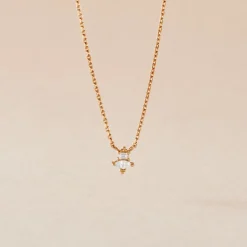 Discount Histoire d'Or Collier éclat Perlé Plaqué Or Oxyde De Zirconium