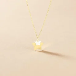 Histoire d'Or Collier Cleomelia Etoile Or Jaune* Bijoux Personnalisés|Colliers