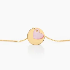 Hot Histoire d'Or Collier Cleomelia Pastille Or Jaune