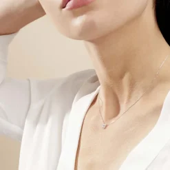 Histoire d'Or Collier Collection 1986 Or Blanc Diamant* Colliers|Colliers