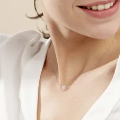 Histoire d'Or Collier Collection 1986 Or Blanc Diamant* Colliers|Colliers