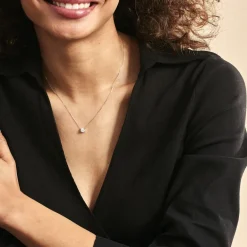 Histoire d'Or Collier Collection Aphrodite Or Blanc Diamant Synthetique* Colliers|Colliers