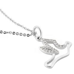 Sale Histoire d'Or Collier Colombe Argent Blanc Oxyde De Zirconium