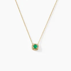 Histoire d'Or Collier Cosimo Or Jaune Emeraude Diamant* Colliers|Colliers