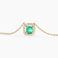 Histoire d'Or Collier Cosimo Or Jaune Emeraude Diamant* Colliers|Colliers