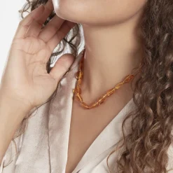 Online Histoire d'Or Collier Cososus Ambre