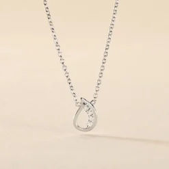 Histoire d'Or Collier Court Argent Blanc Sylvan Oxyde De Zirconium