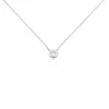 Online Histoire d'Or Collier Court Argent Blanc Laureano Oxyde De Zirconium