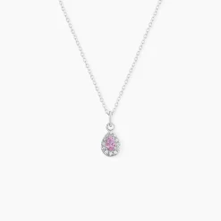 Sale Histoire d'Or Collier Court Argent Blanc Tania Oxyde De Zirconium argent blanc oxyde rose