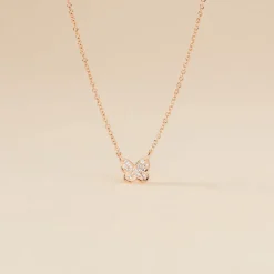 Histoire d'Or Collier Court Argent Rose Anne-lise Oxyde De Zirconium* Colliers|Ras De Cou