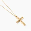 Histoire d'Or Collier Croix Or Jaune Diamant* Colliers|Colliers