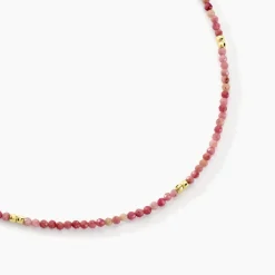 Histoire d'Or Collier Cyclades Argent Jaune Rhodonite* Colliers|Ras De Cou
