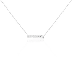 Histoire d'Or Collier Cyprine Or Blanc Diamant* Colliers|Colliers