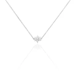 Online Histoire d'Or Collier Cyriac Argent Blanc Oxyde De Zirconium