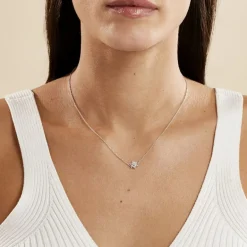 Online Histoire d'Or Collier Cyriac Argent Blanc Oxyde De Zirconium