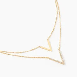 Histoire d'Or Collier Daina Or Jaune Oxyde De Zirconium* Colliers|Colliers