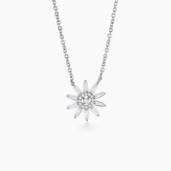 Histoire d'Or Collier Daisy Argent Blanc Oxyde De Zirconium* Colliers|Colliers