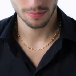 New Histoire d'Or Collier Dami Maille Grain De Cafe Or Jaune