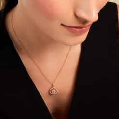 Histoire d'Or Collier Danya Plaqué Or Doré Oxyde De Zirconium