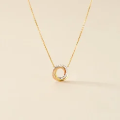 Outlet Histoire d'Or Collier Daphnee Or Tricolore Diamant