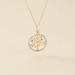 Histoire d'Or Collier Darell Or Jaune Oxyde De Zirconium* Colliers|Colliers