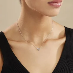 Histoire d'Or Collier Delicata Argent Blanc Oxyde De Zirconium* Colliers|Colliers